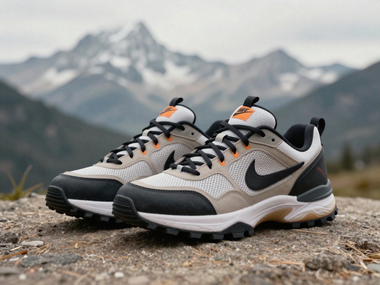 Home freepik give me a image of nike pair of sneakers with adve 47989